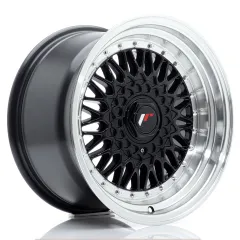 Felga JR Wheels JR9 16x9 (3/4/5 śrub) ET20 Gloss Black w/ Machined Lip Blank największy sklep tuningowy w Polsce!