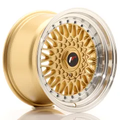 Felga JR Wheels JR9 16x9 (3/4/5 śrub) ET20 Gold w/ Machined Lip Blank największy sklep tuningowy w Polsce!