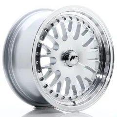 Felga JR Wheels JR10 15x7 (3/4/5 śrub) ET30 Silver Machined Face Blank największy sklep tuningowy w Polsce!