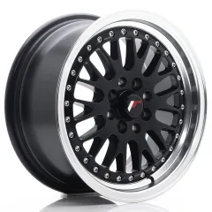 Felga JR Wheels JR10 15x7 4x100/4x108 ET30 Matt Black w/ Machined Lip największy sklep tuningowy w Polsce!
