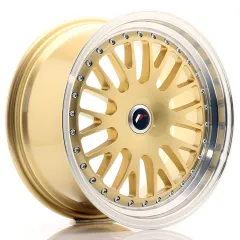 Felga JR Wheels JR10 17x8 (3/4/5 śrub) ET35 Gold w/ Machined Lip Blank największy sklep tuningowy w Polsce!