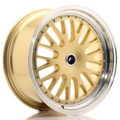 Felga JR Wheels JR10 19x8,5 (3/4/5 śrub) ET20-35 Gold w/ Machined Lip Blank największy sklep tuningowy w Polsce!