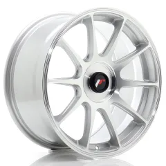 Felga JR Wheels JR11 17x8 (3/4/5 śrub) ET20-35 Silver Machined Face Blank największy sklep tuningowy w Polsce!