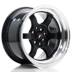 Felga JR Wheels JR12 15x8,5 4x100/4x114,3 ET13 Gloss Black największy sklep tuningowy w Polsce!