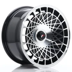Felga JR Wheels JR14 15x8 (3/4/5 śrub) ET20-25 Gloss Black Machined Face Blank największy sklep tuningowy w Polsce!