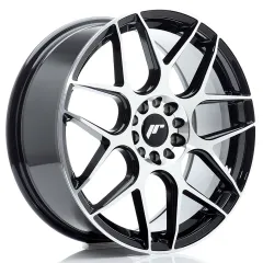 Felga JR Wheels JR18 18x7,5 5x112/5x114,3 ET40 Black Machined Face największy sklep tuningowy w Polsce!