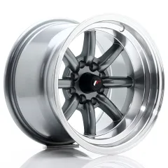 Felga JR Wheels JR19 14x9 4x100/4x114,3 ET-25 Gun Metal w/ Machined Lip największy sklep tuningowy w Polsce!