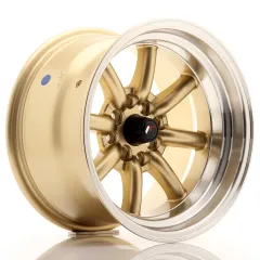 Felga JR Wheels JR19 15x9 4x100/4x114,3 ET-13 Gold w/ Machined Lip największy sklep tuningowy w Polsce!