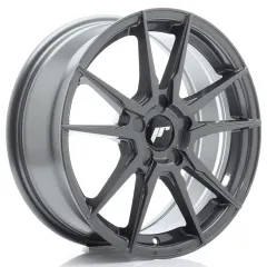 Felga JR Wheels JR21 17x7 (5 śrub) ET20-40 Hyper Gray Blank największy sklep tuningowy w Polsce!