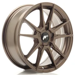 Felga JR Wheels JR21 17x7 (5 śrub) ET20-40 Matt Bronze Blank największy sklep tuningowy w Polsce!