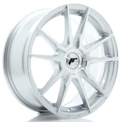 Felga JR Wheels JR21 17x7 (4/5 śrub) ET20-40 Machined Silver Blank największy sklep tuningowy w Polsce!