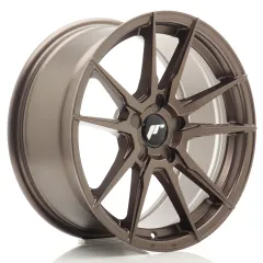 Felga JR Wheels JR21 17x8 (5 śrub) ET20-35 Matt Bronze Blank największy sklep tuningowy w Polsce!