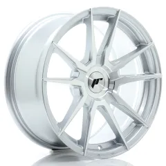Felga JR Wheels JR21 17x8 (4/5 śrub) ET20-35 Silver Machined Face Blank największy sklep tuningowy w Polsce!