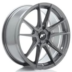 Felga JR Wheels JR21 18x8 (5 śrub) ET20-40 Hyper Gray Blank największy sklep tuningowy w Polsce!