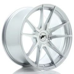 Felga JR Wheels JR21 18x9,5 (4/5 śrub) ET20-40 Silver Machined Face Blank największy sklep tuningowy w Polsce!