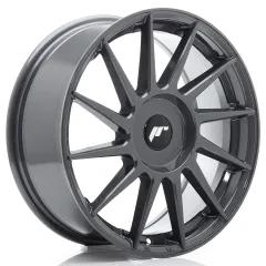 Felga JR Wheels JR22 17x7 (3/4/5 śrub) ET20-40 Hyper Gray Blank największy sklep tuningowy w Polsce!