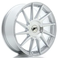 Felga JR Wheels JR22 17x8 (3/4/5 śrub) ET20-45 Silver Machined Face Blank największy sklep tuningowy w Polsce!