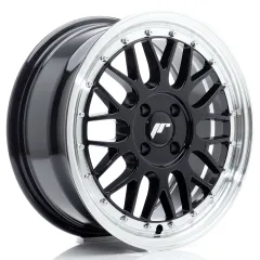 Felga JR Wheels JR23 16x7 4x100 ET40 Gloss Black w/ Machined Lip największy sklep tuningowy w Polsce!