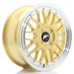 Felga JR Wheels JR23 16x7 (4 śrub) ET20-45 Gold w/ Machined Lip Blank największy sklep tuningowy w Polsce!