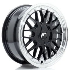 Felga JR Wheels JR23 16x7 (5 śrub) ET20-45 Gloss Black w/ Machined Lip Blank największy sklep tuningowy w Polsce!