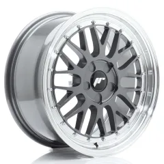 Felga JR Wheels JR23 17x7,5 (5 śrub) ET20-40 Hyper Gray w/ Machined Lip Blank największy sklep tuningowy w Polsce!