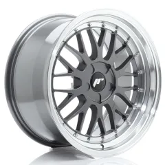 Felga JR Wheels JR23 18x9,5 (5 śrub) ET20-48 Hyper Gray w/ Machined Lip Blank największy sklep tuningowy w Polsce!
