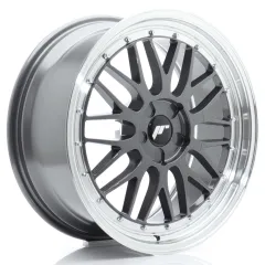 Felga JR Wheels JR23 19x8 (5 śrub) ET20-40 Hyper Gray w/ Machined Lip Blank największy sklep tuningowy w Polsce!