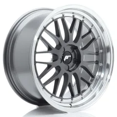 Felga JR Wheels JR23 20x10 (5 śrub) ET20-40 Hyper Gray w/ Machined Lip Blank największy sklep tuningowy w Polsce!