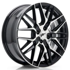 Felga JR Wheels JR28 17x7 4x100 ET40 Gloss Black Machined Face największy sklep tuningowy w Polsce!