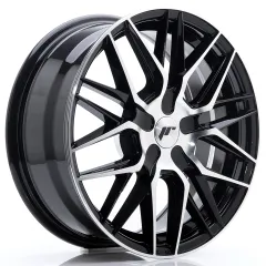 Felga JR Wheels JR28 17x7 (4/5 śrub) ET20-45 Gloss Black Machined Face Blank największy sklep tuningowy w Polsce!