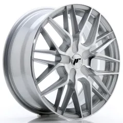 Felga JR Wheels JR28 17x7 (4/5 śrub) ET20-45 Silver Machined Face Blank największy sklep tuningowy w Polsce!