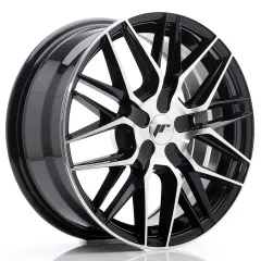 Felga JR Wheels JR28 17x8 (4/5 śrub) ET25-40 Gloss Black Machined Face Blank największy sklep tuningowy w Polsce!