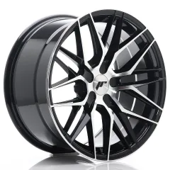 Felga JR Wheels JR28 18x9,5 (5 śrub) ET20-40 Gloss Black Machined Face Blank największy sklep tuningowy w Polsce!