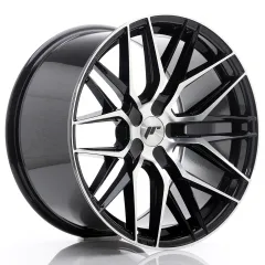 Felga JR Wheels JR28 19x10,5 (5 śrub) ET20-40 Gloss Black Machined Face Blank największy sklep tuningowy w Polsce!