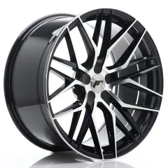 Felga JR Wheels JR28 20x10 (5 śrub) ET20-40 Gloss Black Machined Face Blank największy sklep tuningowy w Polsce!