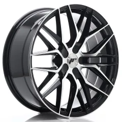 Felga JR Wheels JR28 20x8,5 (5 śrub) ET20-40 Gloss Black Machined Face Blank największy sklep tuningowy w Polsce!