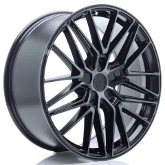 Felga JR Wheels JR38 21x9,5 (5 śrub) ET14-58 Black Brushed w/ Tinted Face Blank największy sklep tuningowy w Polsce!