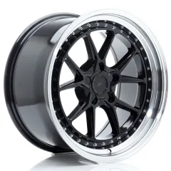 Felga JR Wheels JR39 18x9,5 (5 śrub) ET15-35 Gloss Black w/ Machined Lip Blank największy sklep tuningowy w Polsce!