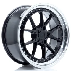 Felga JR Wheels JR39 19x8,5 (5 śrub) ET15-35 Gloss Black w/ Machined Lip Blank największy sklep tuningowy w Polsce!