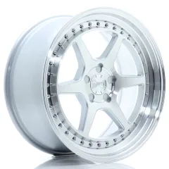 Felga JR Wheels JR43 18x8,5 (5 śrub) ET15-35 Silver Machined Face Blank największy sklep tuningowy w Polsce!