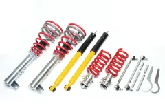Zawieszenie gwintowane TA Technix Mercedes C-Klasa W203/S203, CLK C209/A209 2000-2010, bez AMG, oś przód 1095 kg, oś tył 1170 kg, EVOPE003 największy sklep tuningowy w Polsce!