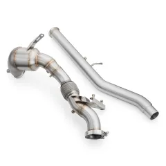 Downpipe Skoda Karoq 2.0 TSI 4x4 OPF + katalizator HJS MS 100 cpsi największy sklep tuningowy w Polsce!