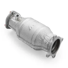 Downpipe Audi A4/S4 2.0 TFSI Quattro w osłonie + katalizator OBD HJS 200 cpsi największy sklep tuningowy w Polsce!