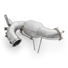 Downpipe Audi A4 3.0 TDI Quattro 2016-2021 286 KM z tłumikiem w osłonie termicznej 76 mm największy sklep tuningowy w Polsce!