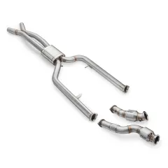 Downpipe + midpipe BMW M3/M4 G80 G82 3.0 S58 + katalizator EURO 6, midpipe z tłumikiem największy sklep tuningowy w Polsce!