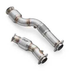 Downpipe BMW M3/M4 G80 G82 3.0 S58 + katalizator HJS Motorsport 100 CPSI, średnica 76 mm największy sklep tuningowy w Polsce!
