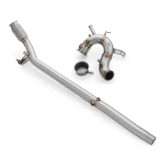 Downpipe + DPF OFF Volkswagen Golf VIII 2.0 TDI GTD 200 KM 76 mm największy sklep tuningowy w Polsce!