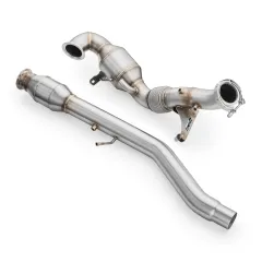 Downpipe Volkswagen Passat 2.0 TSI OPF/GPF + katalizator E6 200 cpsi z tłumikiem największy sklep tuningowy w Polsce!