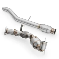 Downpipe AUDI A3/S3 2.0 TFSI OPF/GPF 2017-2021 + katalizator MS HJS 100 CPSI największy sklep tuningowy w Polsce!