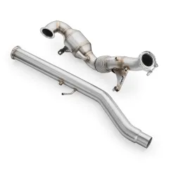 Downpipe SEAT Leon 2.0 TSI OPF/GPF + katalizator HJS OBD 200 cpsi 76 mm największy sklep tuningowy w Polsce!